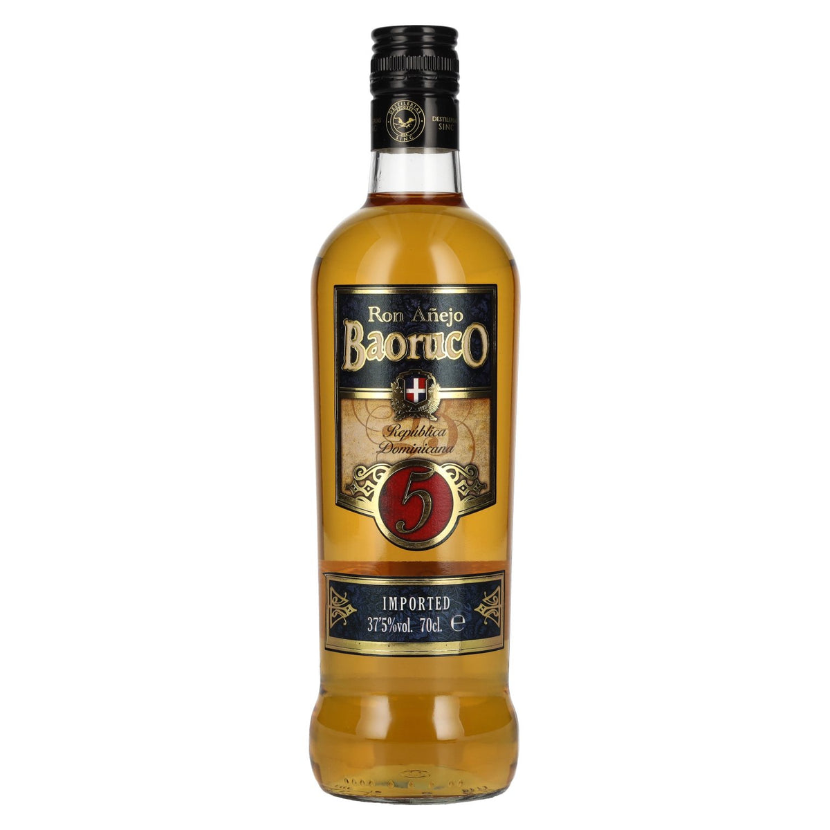 Ron Baoruco Ron Añejo 5 Años Rum 37.5% ABV 0.7l