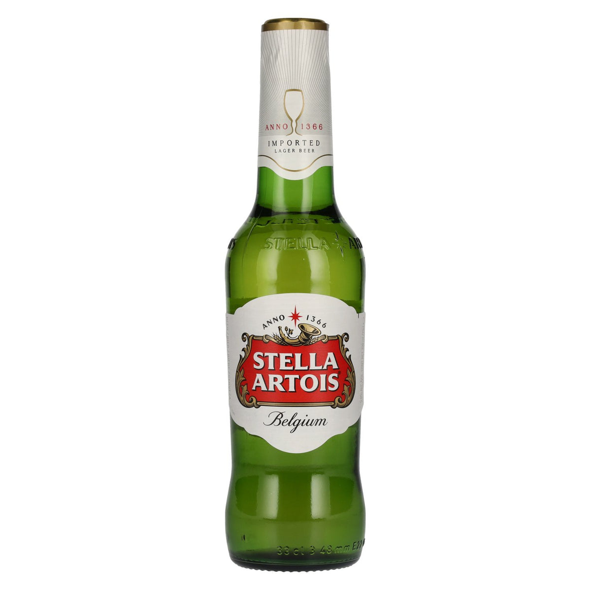 Stella Artois Premium Lagerbier 5,2% vol. 0,33 l