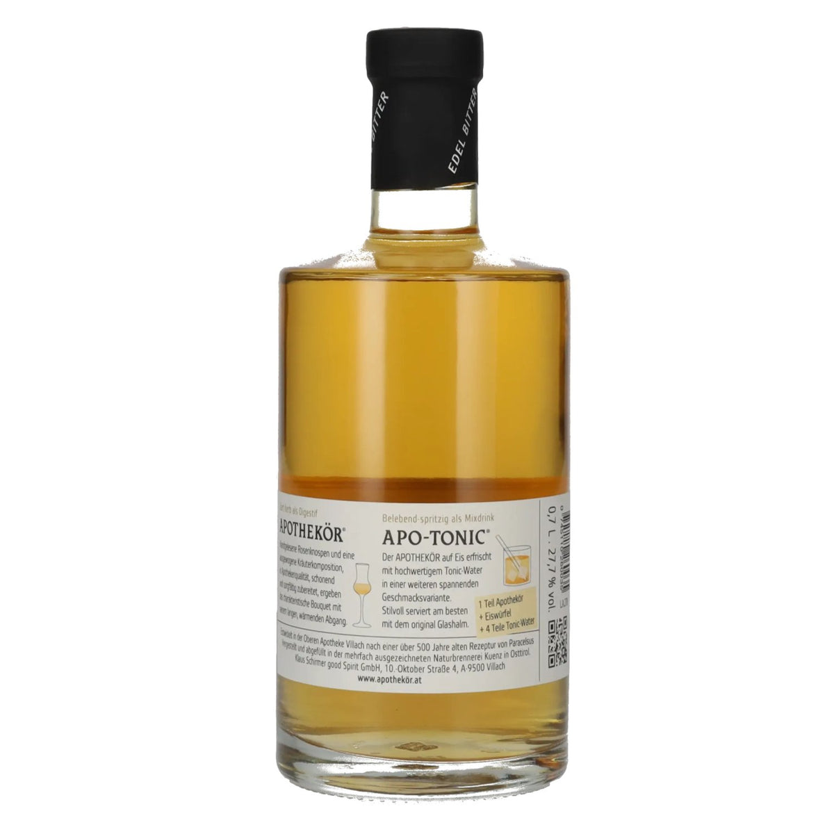 Apothekör zart-herber Kräuterbitter 27,7% Vol. 0,7l
