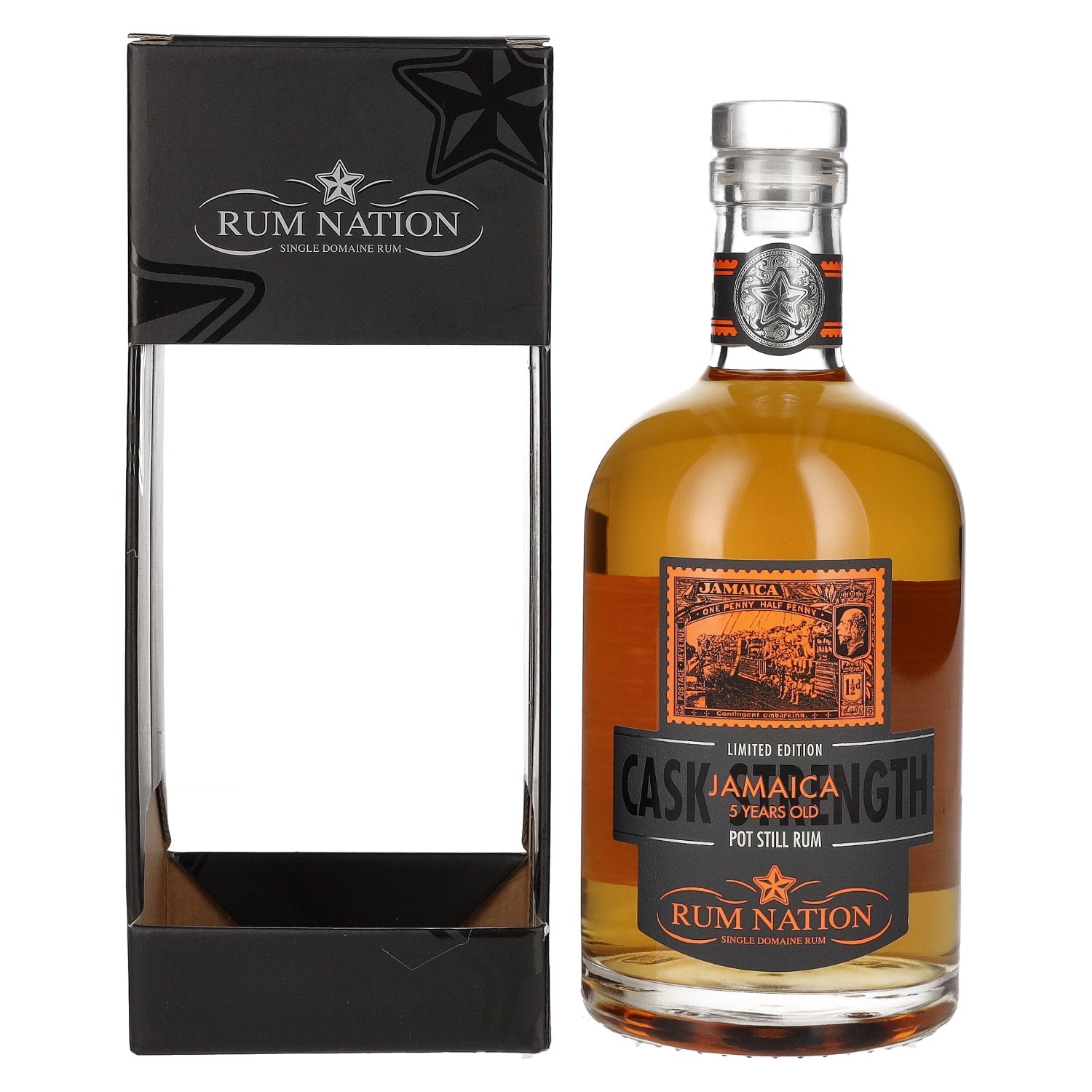 Rum Nation Jamaica 5 Years Old Pot Still Rum Cask Strength Oloroso Cask 2017/2023 57,8% Vol. 0,7l en coffret cadeau