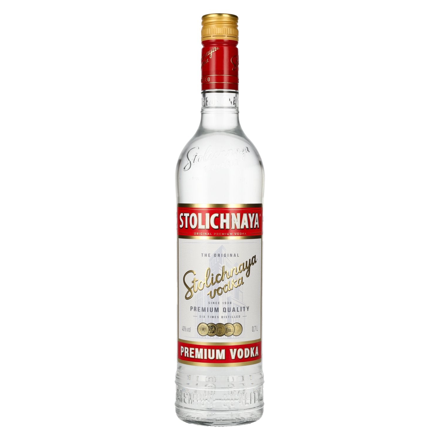 Stolichnaya Premium Vodka FKP 40% Vol. 0,7l
