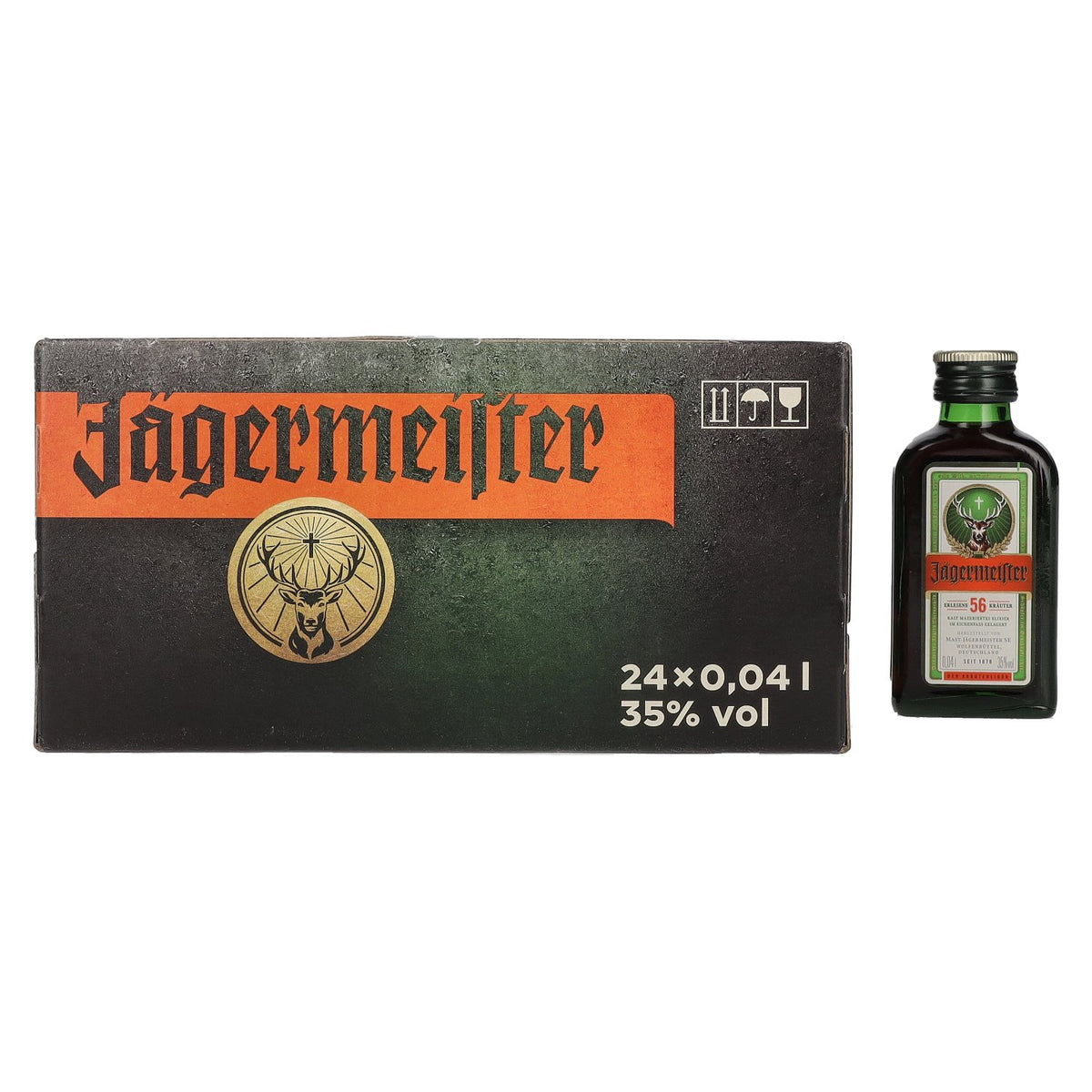Jägermeister 35% vol. 24 x 0,04 l