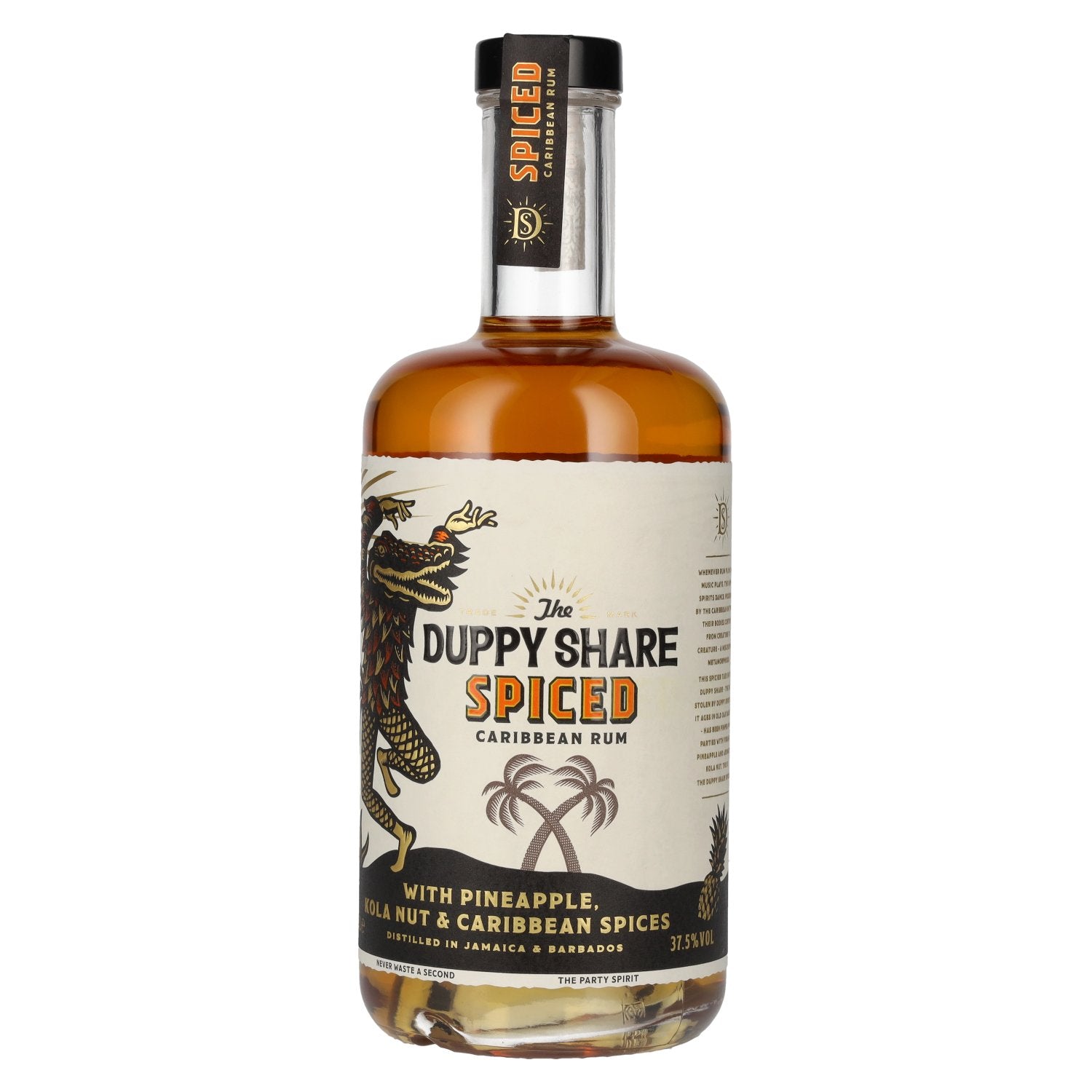 Duppy Share Gekruide Caribische Rum 37,5% Vol. 0,7l