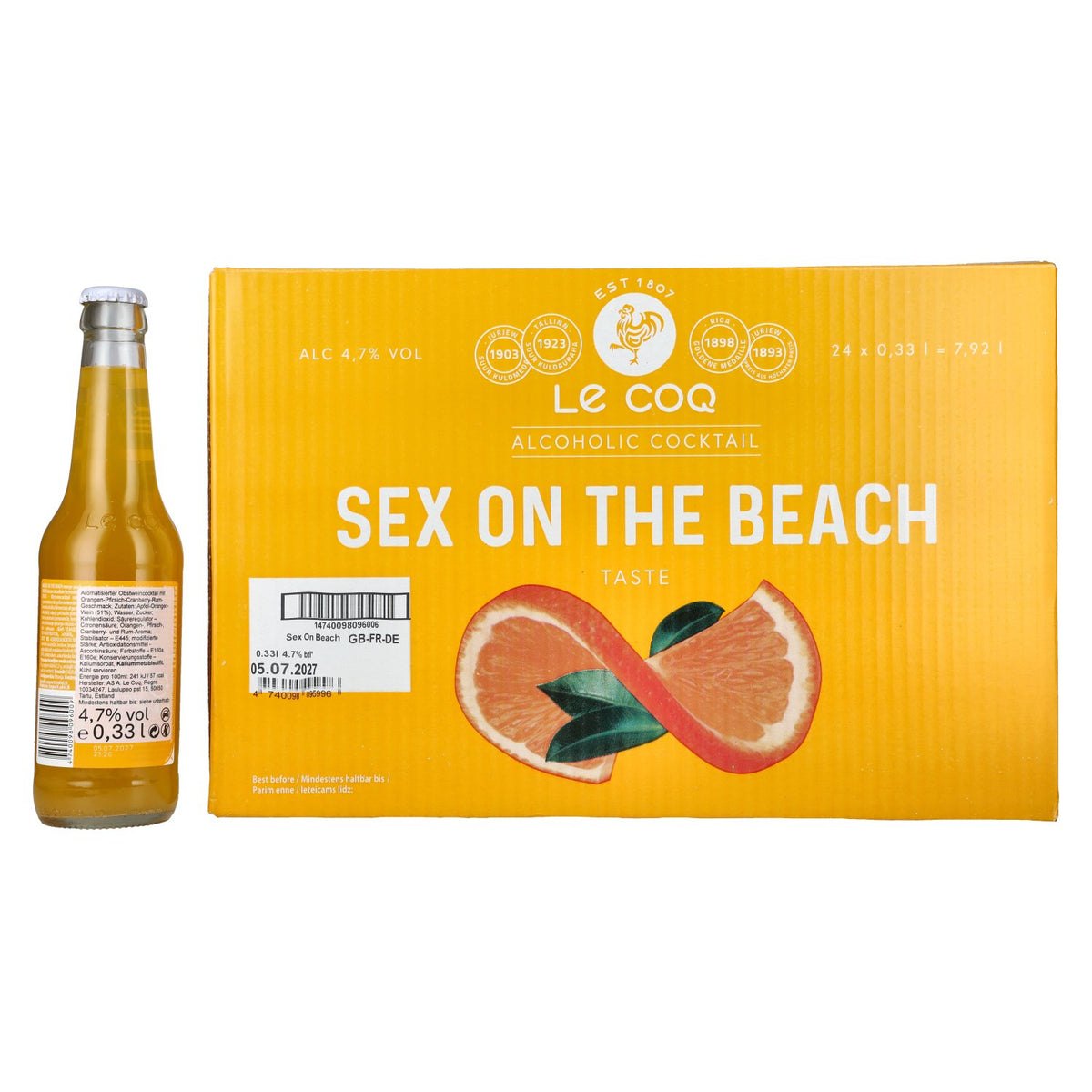 Le Coq SEX ON THE BEACH 4,7% Vol. 24x0,33l