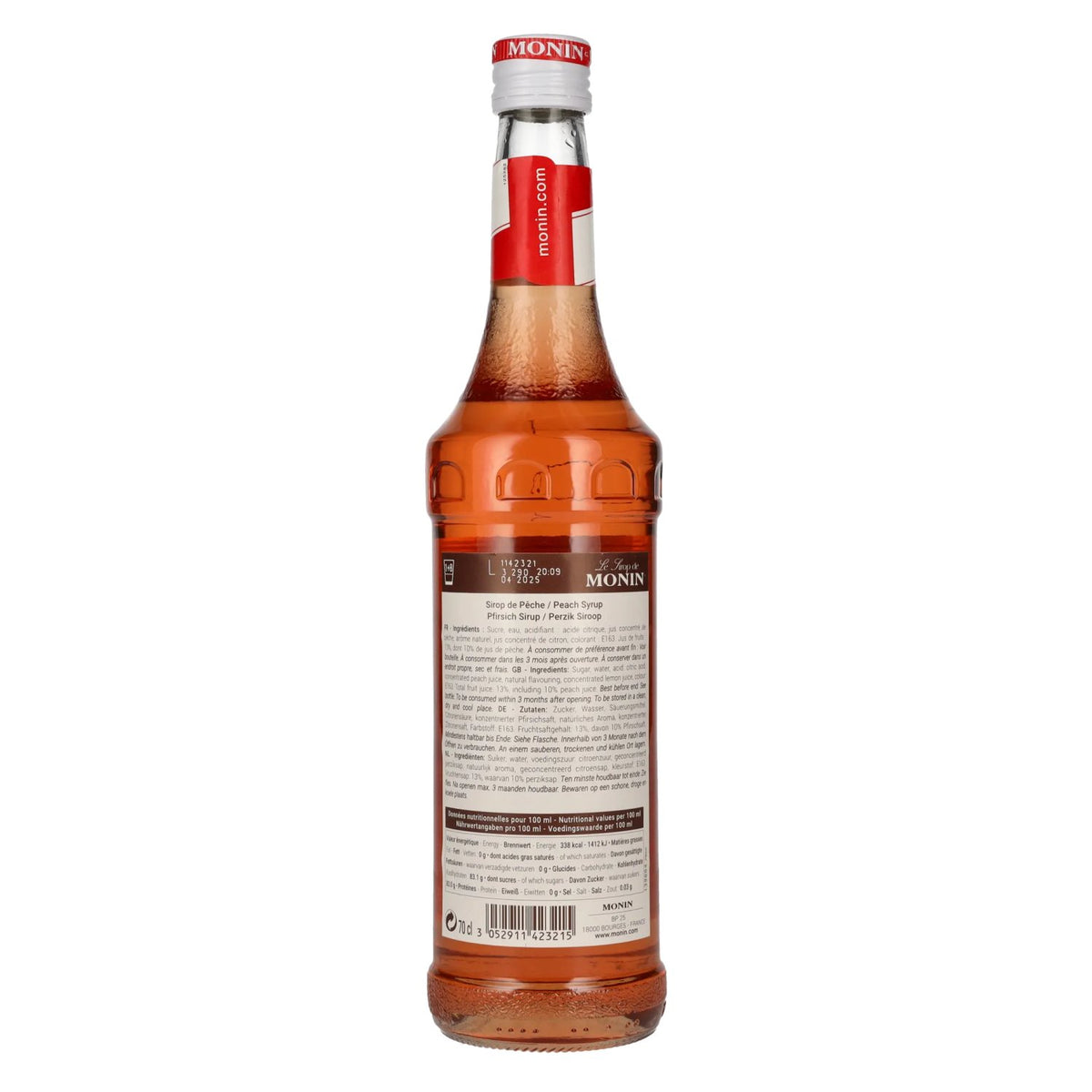 Monin-siroop PERZIK 0,7 l