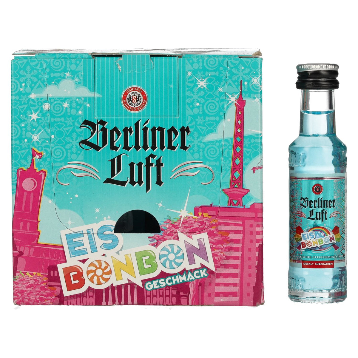 Berliner Luft EISBONBON Der Frische Liqueur de menthe 18% Vol. 24x0,02l
