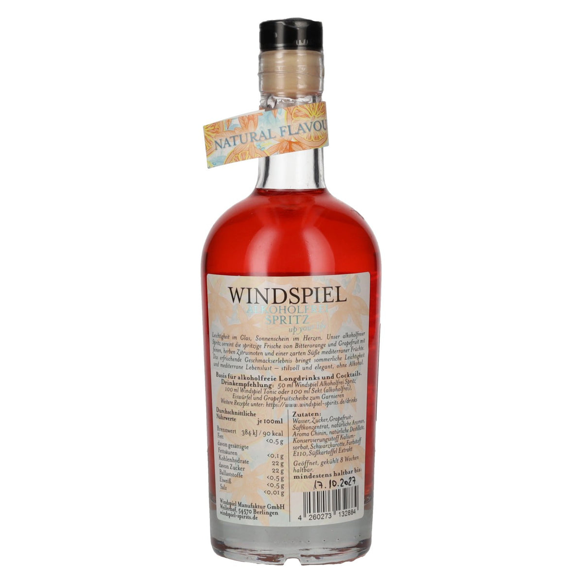 Windspiel Spritz up your life Alcoholvrij 0,5 l