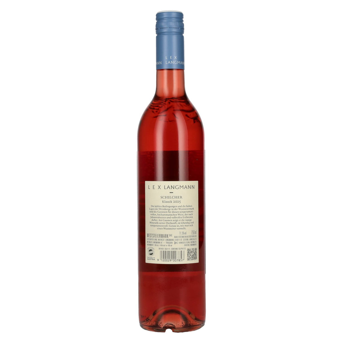 Lex Langmann Schilcher Klassik Weststeiermark DAC 2025 11,5% Vol. 0,75l