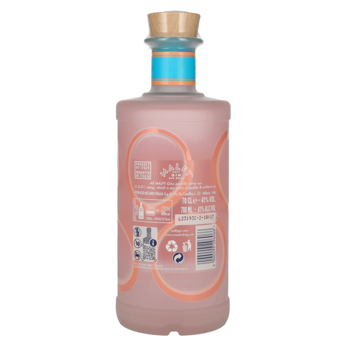 Malfy Gin ROSA Sicilian Pink Grapefruit 41% Vol. 0,7l