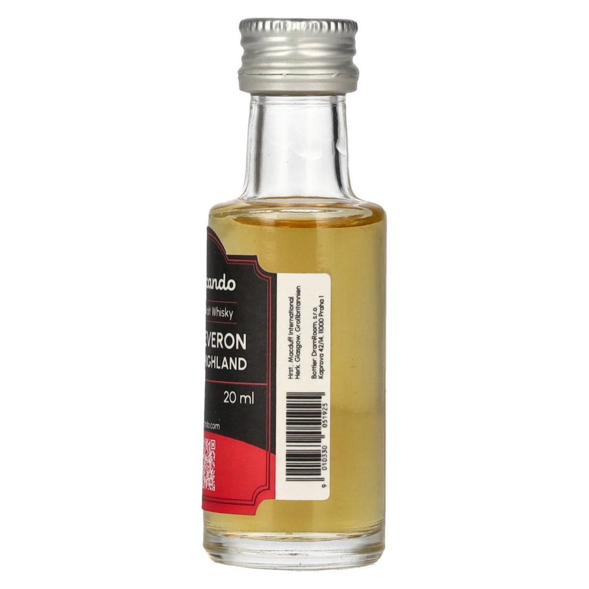 The Deveron 12 ans d'âge, single malt des Highlands, 40 % vol., 0,02 l