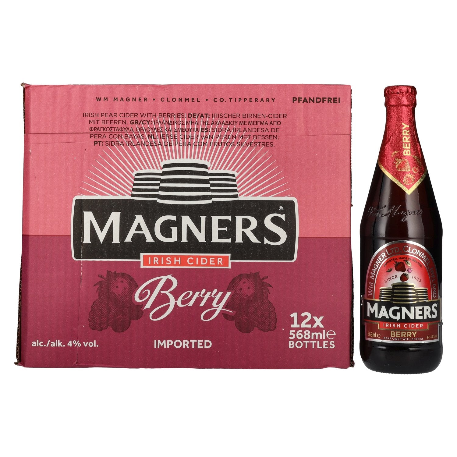 Magners Irish Cider BERRY 4% Vol. 12x0,568l