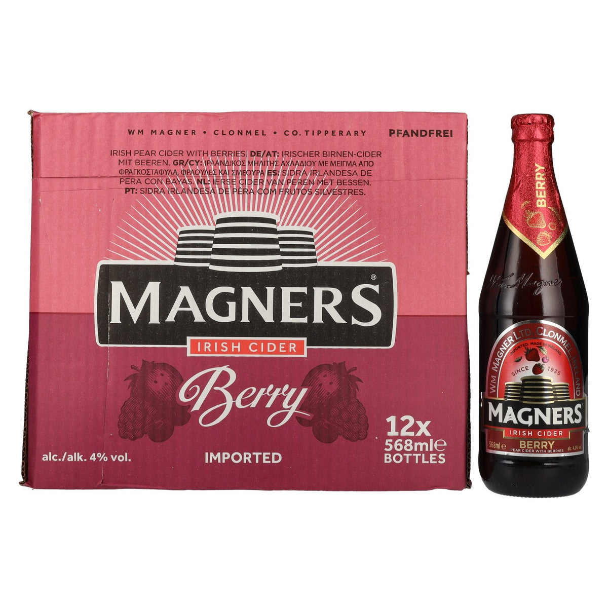 Magners Irish Cider BERRY 4% Vol. 12x0,568l