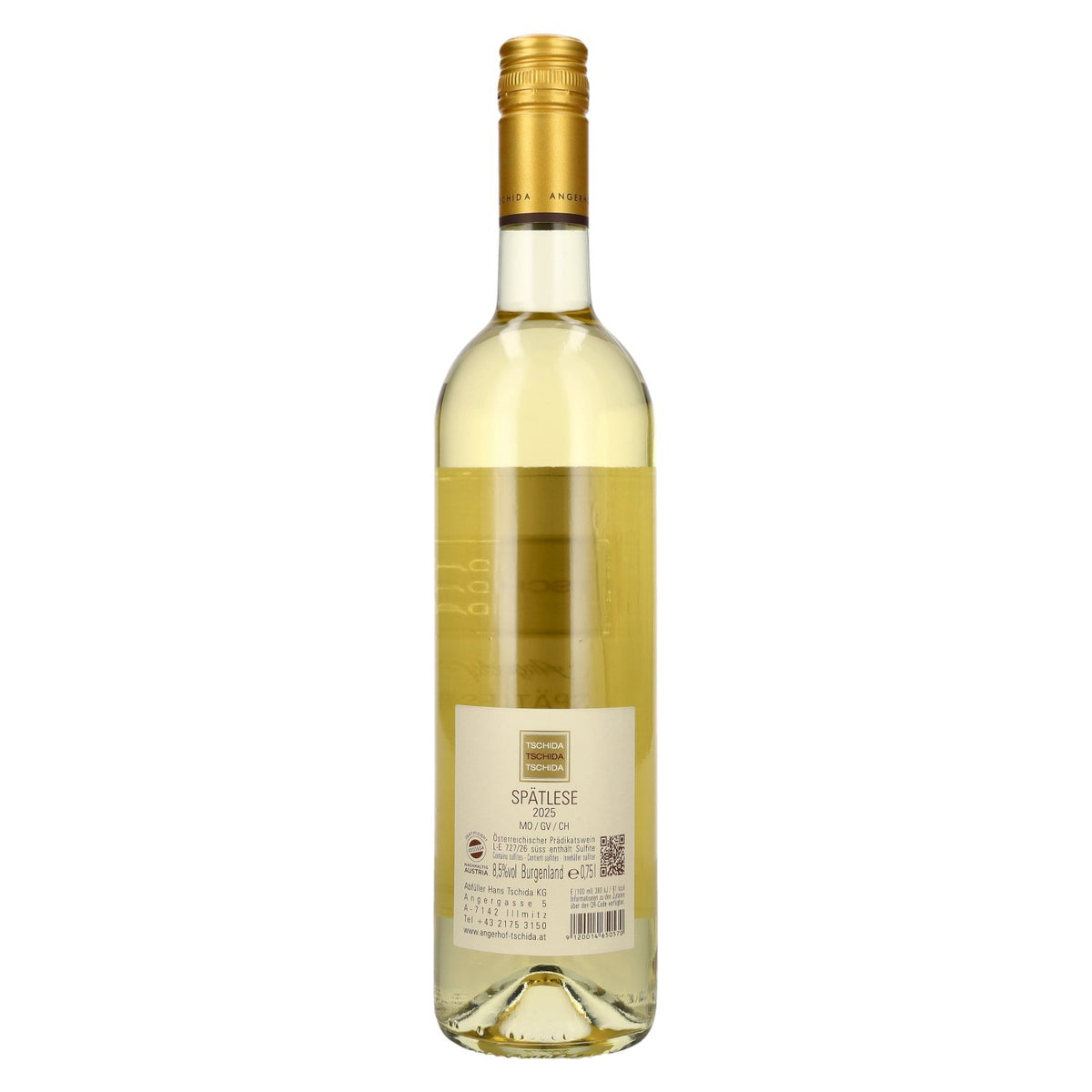 Tschida Angerhof Spätlese 2025 8.5% ABV 0.75l
