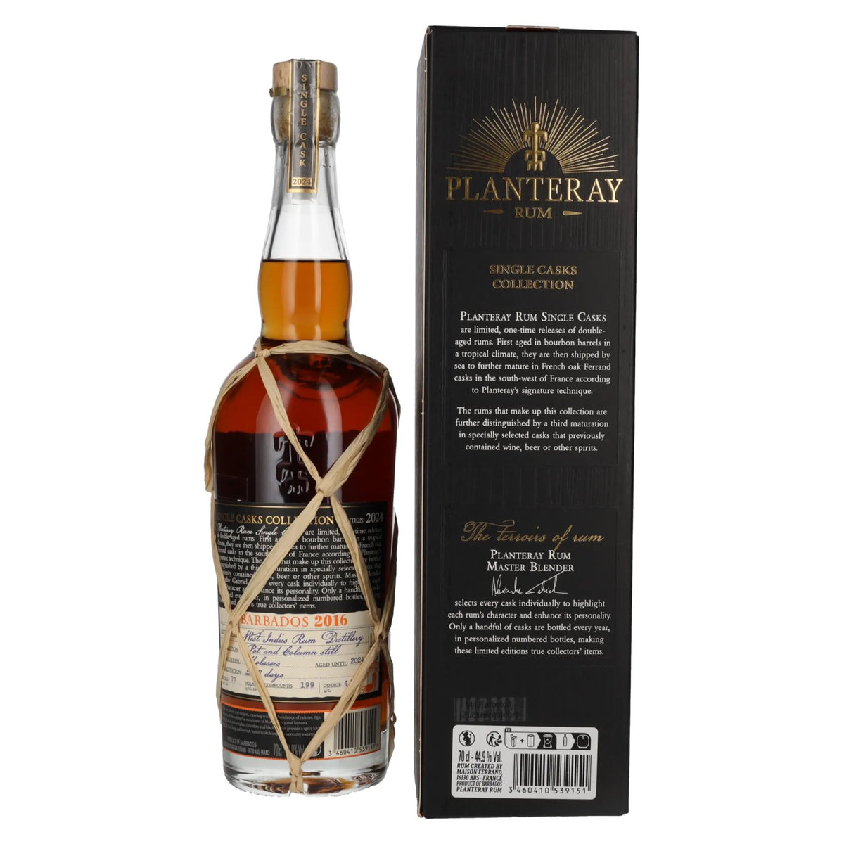 Planteray Rum BARBADOS Amarone Cask Finish 2016 44.9% vol. 0.7l in a gift box