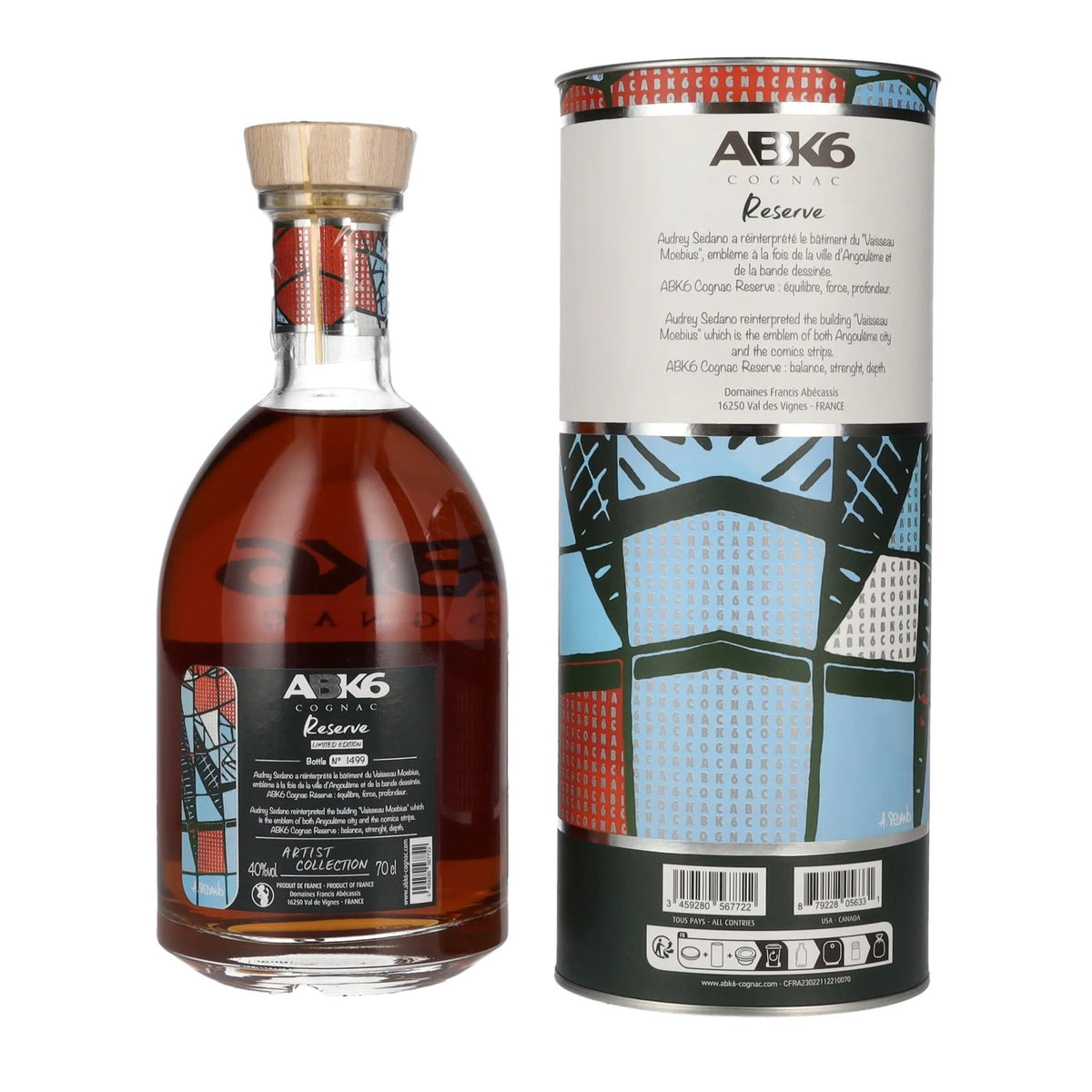 ABK6 Reserve Cognac Artist Collection No. 4 Limited Edition 40% vol. 0.7 l in a gift box