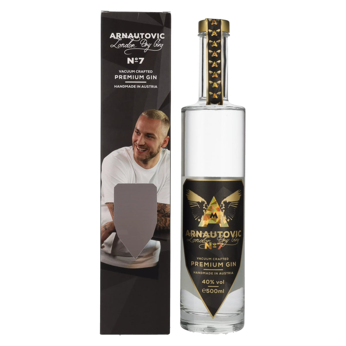 Arnautovic London Dry Gin Premium Gin No. 7 40% Vol. 0,5l en boîte cadeau