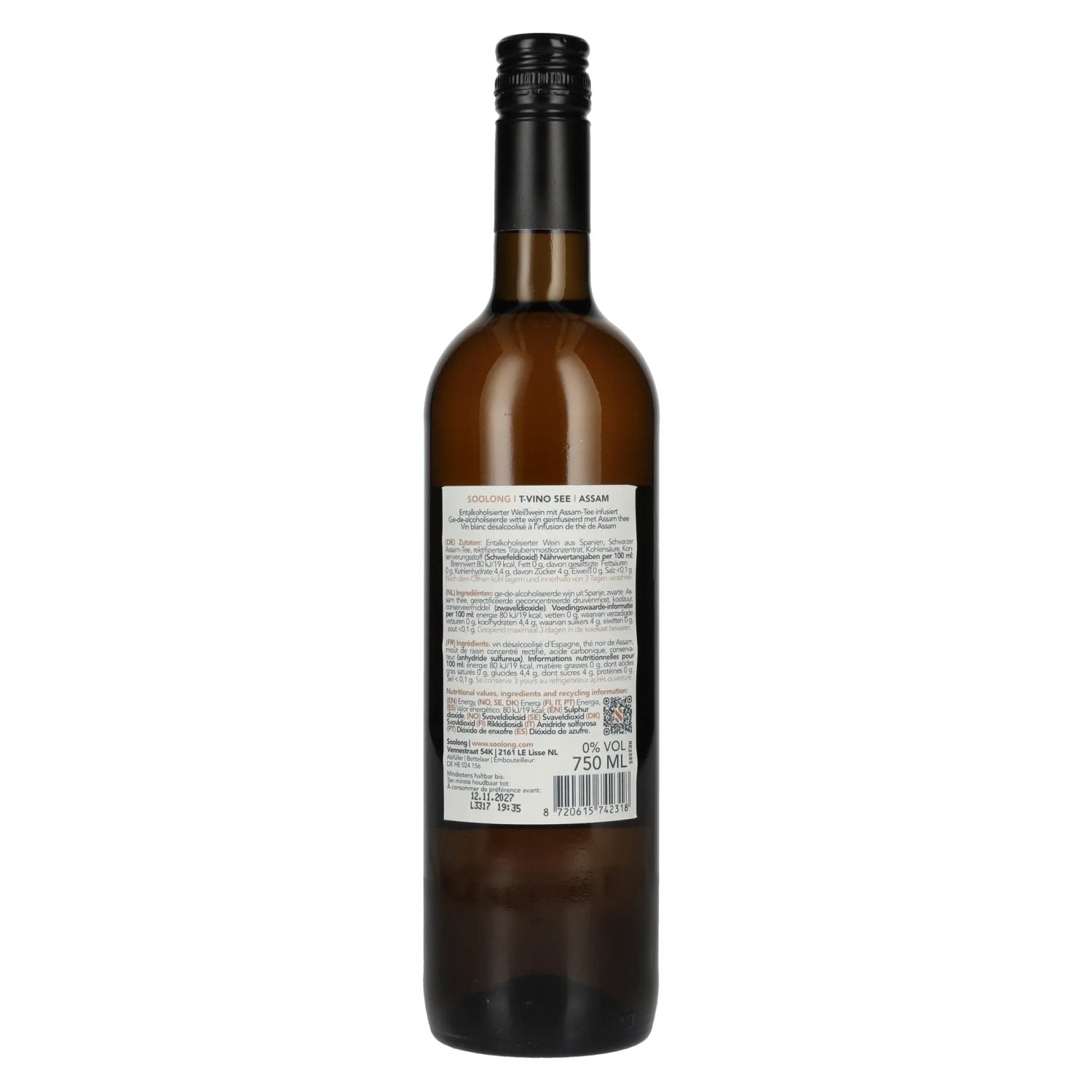 Soolong ASSAM T-Vino Lake 0.75l