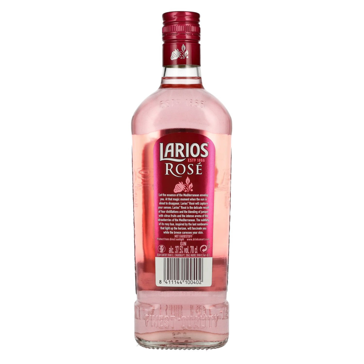 Larios ROSÉ Premium Gin Mediterránea 37,5 % vol. 0,7 l