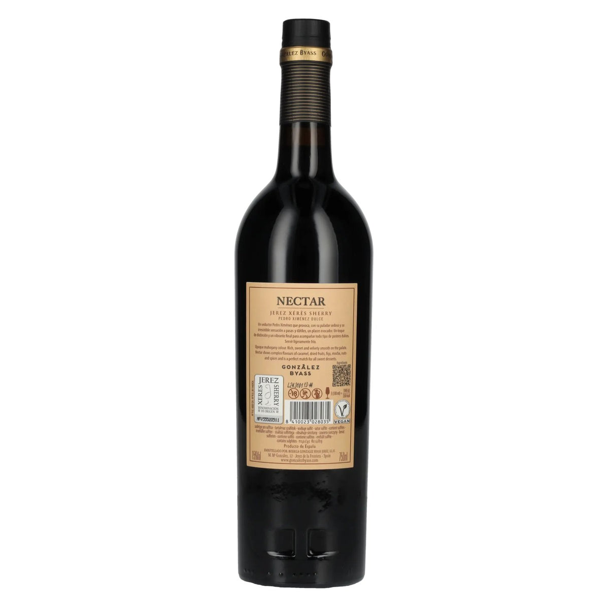 González Byass NECTAR Pedro Ximénez Dulce Jerez Xérès Sherry 15% Vol. 0,75l