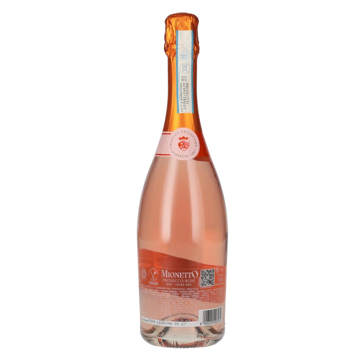 Mionetto Prosecco Rosé Extra Dry Millesimato DOC 2024 11 % vol. 0,75 l