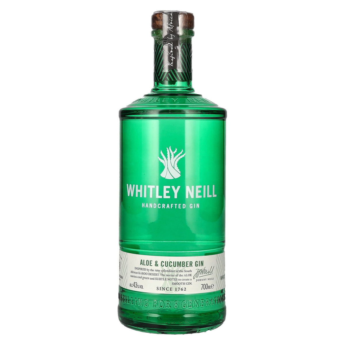 Whitley Neill ALOE AND CUCUMBER GIN 43% Vol. 0,7l