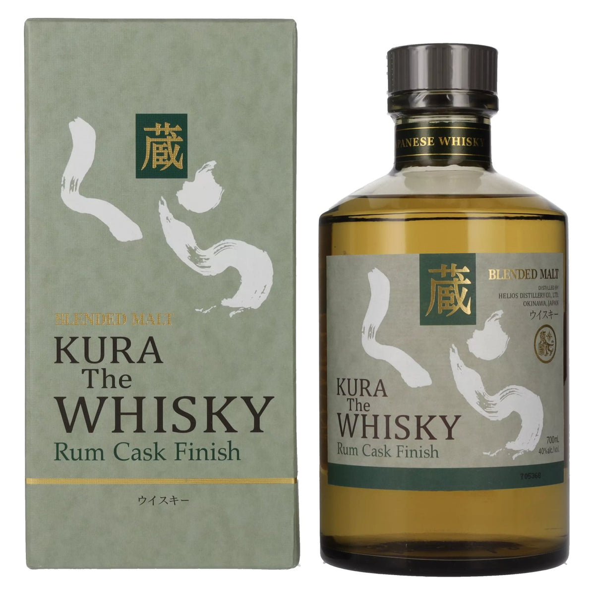 Kura Whisky Blended Malt Rum Cask Finish 40% vol. 0.7l in a gift box