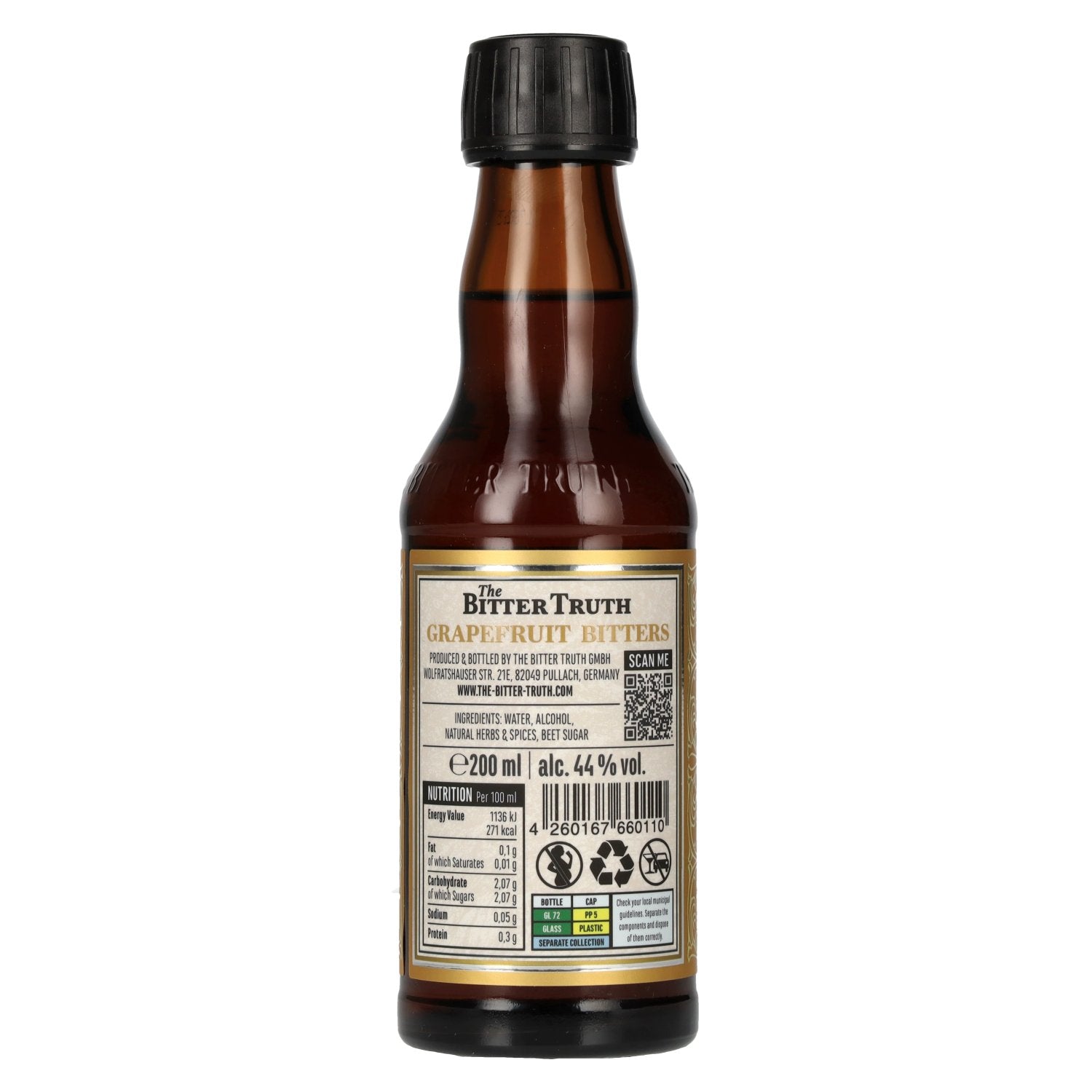 The Bitter Truth Grapefruit Bitters 44% vol. 0,2l