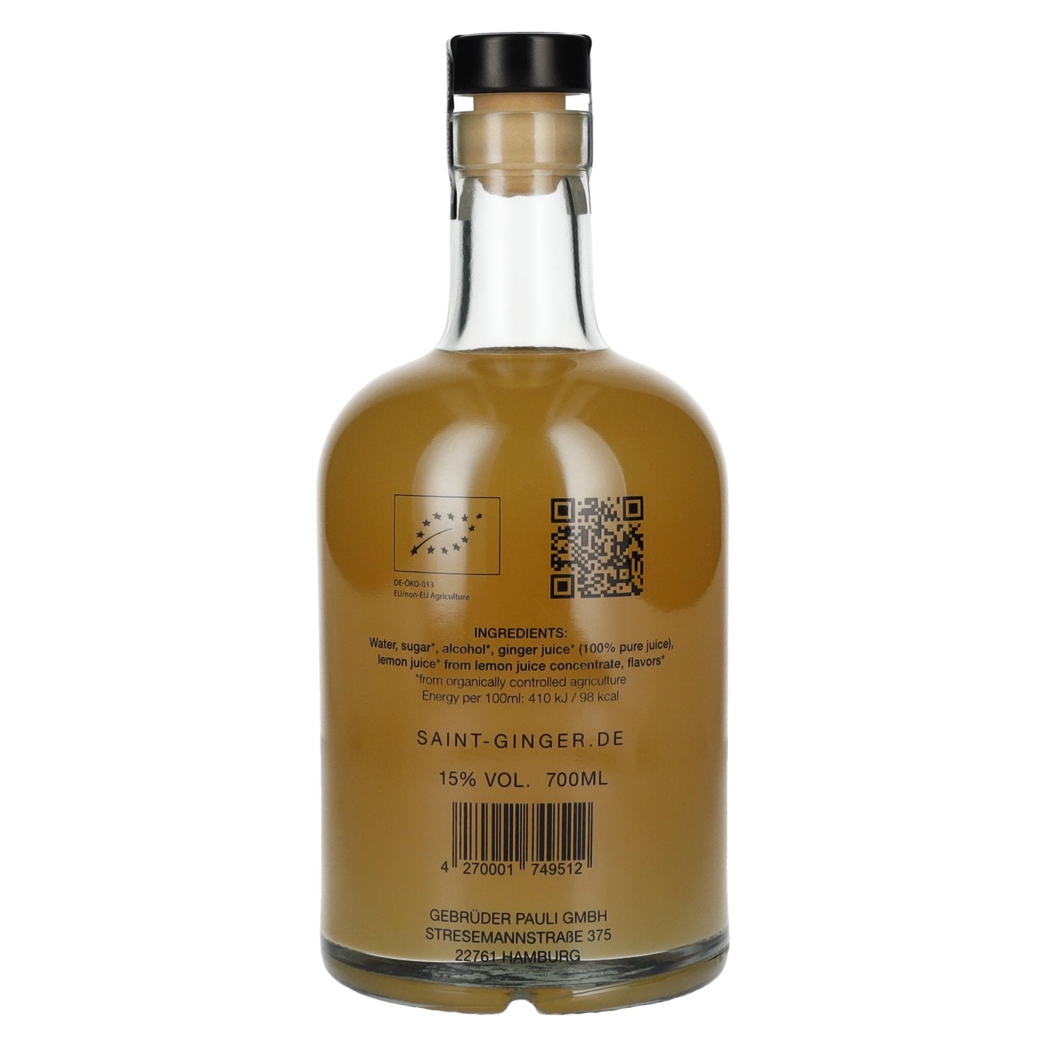 Saint Ginger Ingwerer Liqueur 15% Vol. 0,7l