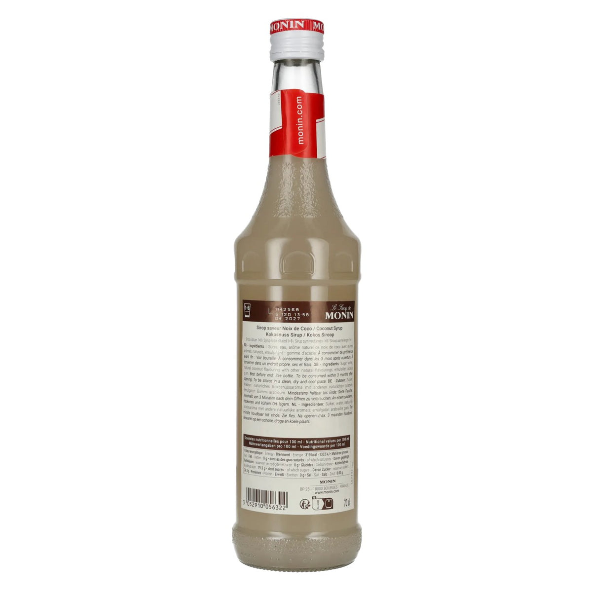 Monin Coconut Syrup 0.7 l