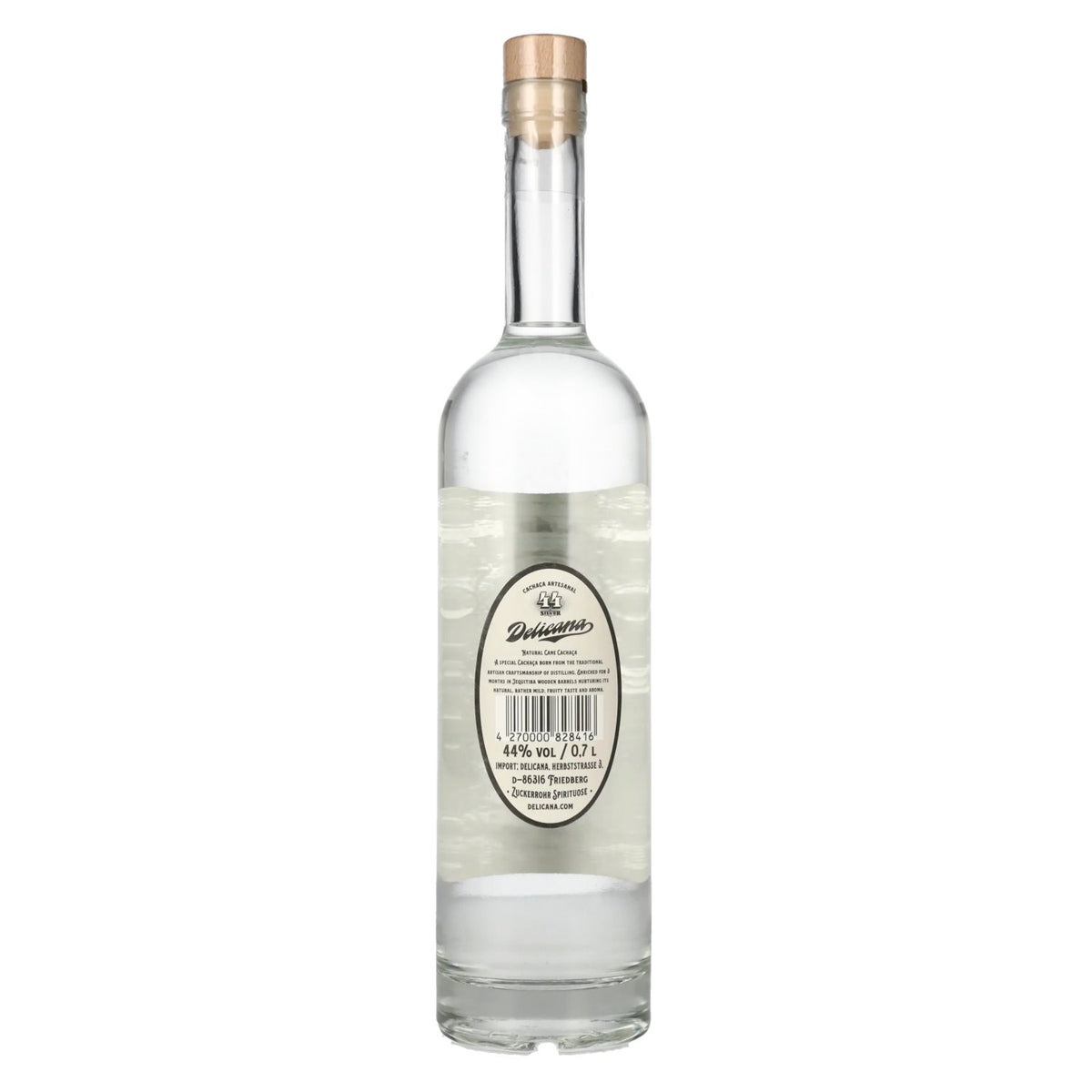 Delicana 44 SILVER Cachaça Artesanal 44% vol. 0,7 l