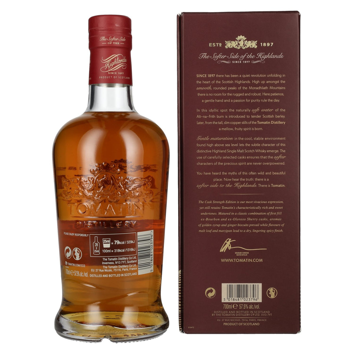 Tomatin Cask Strength Edition 57.5% vol. 0.7 l in a gift box