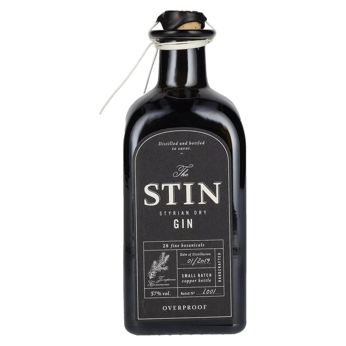 Le STIN Styrian Dry Gin OVERPROOF 57 % vol. 0,5 l