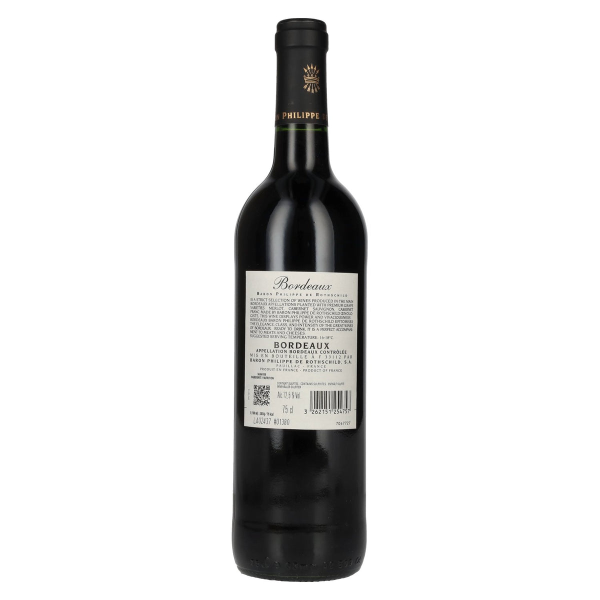 Baron Philippe de Rothschild Bordeaux Rouge 2024 12,5% vol. 0,75 l