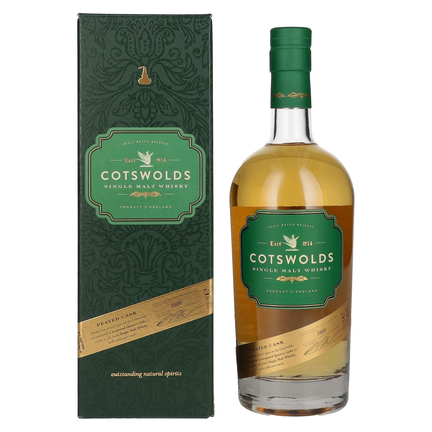 Cotswolds PEATED CASK Single Malt Whisky 59,6% Vol. 0,7l in Geschenkbox