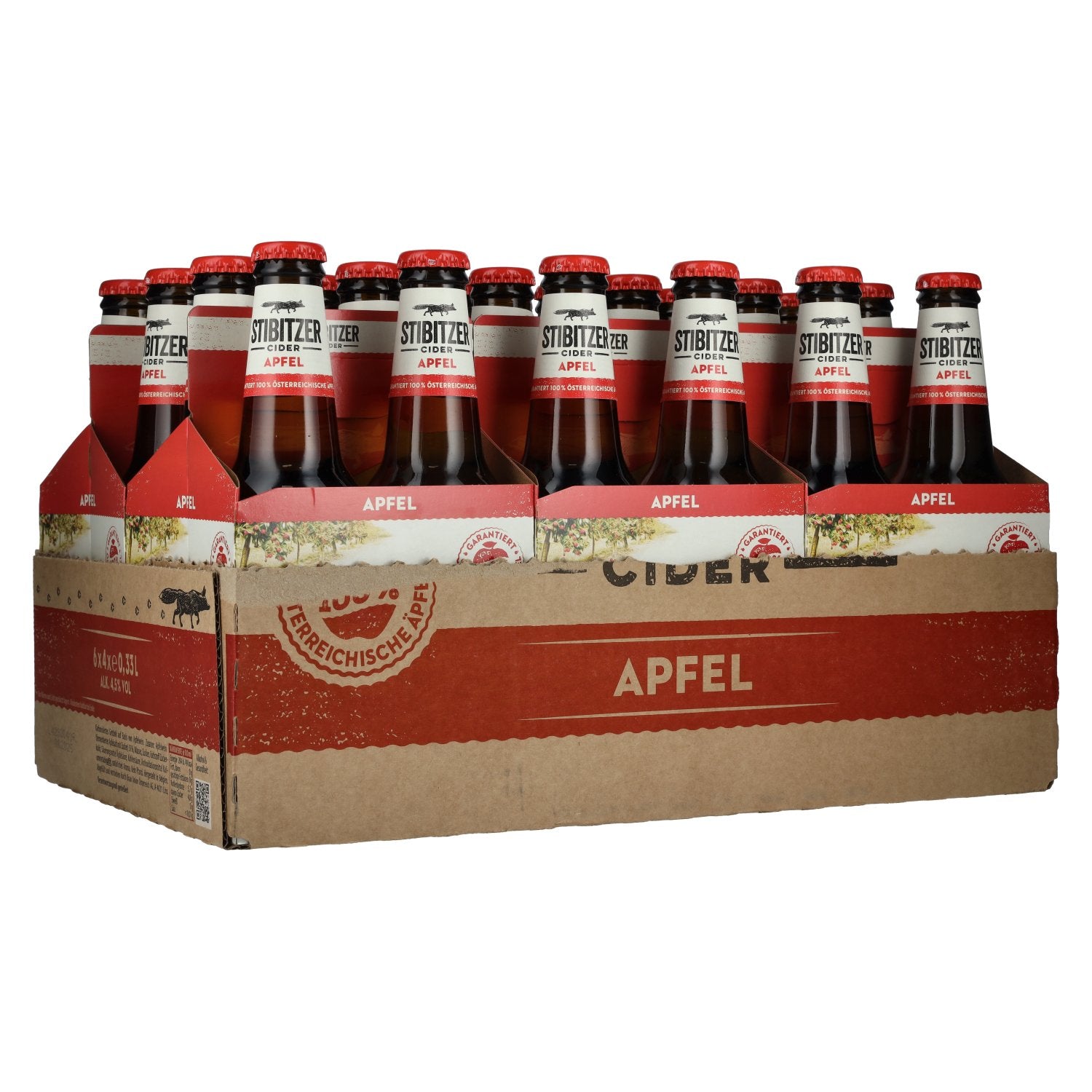Stibitzer Apfel Cider 4,5% Vol. 6x4x0,33l