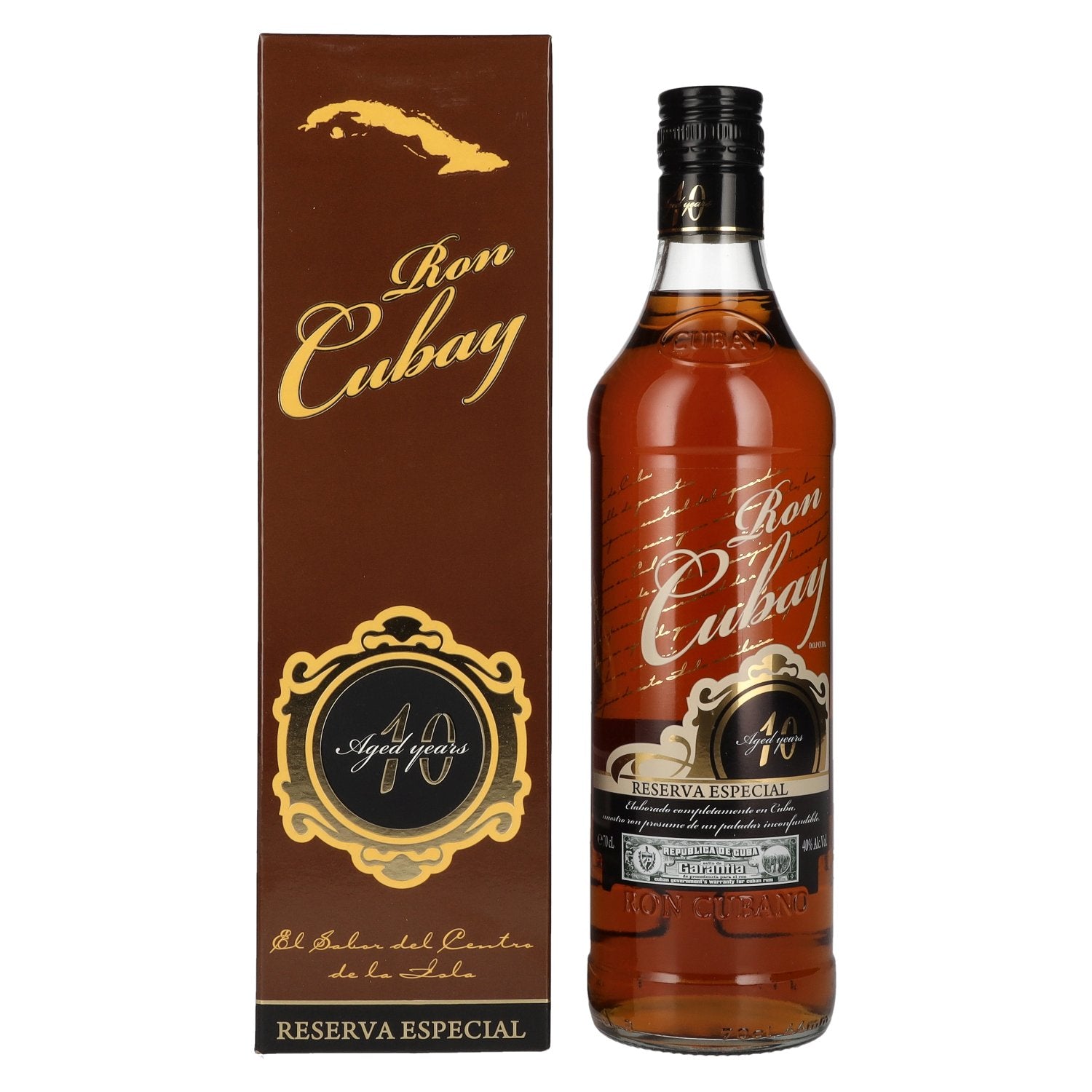 Ron Cubay 10 Years Old RESERVA ESPECIAL 40% Vol. 0,7l in Geschenkbox