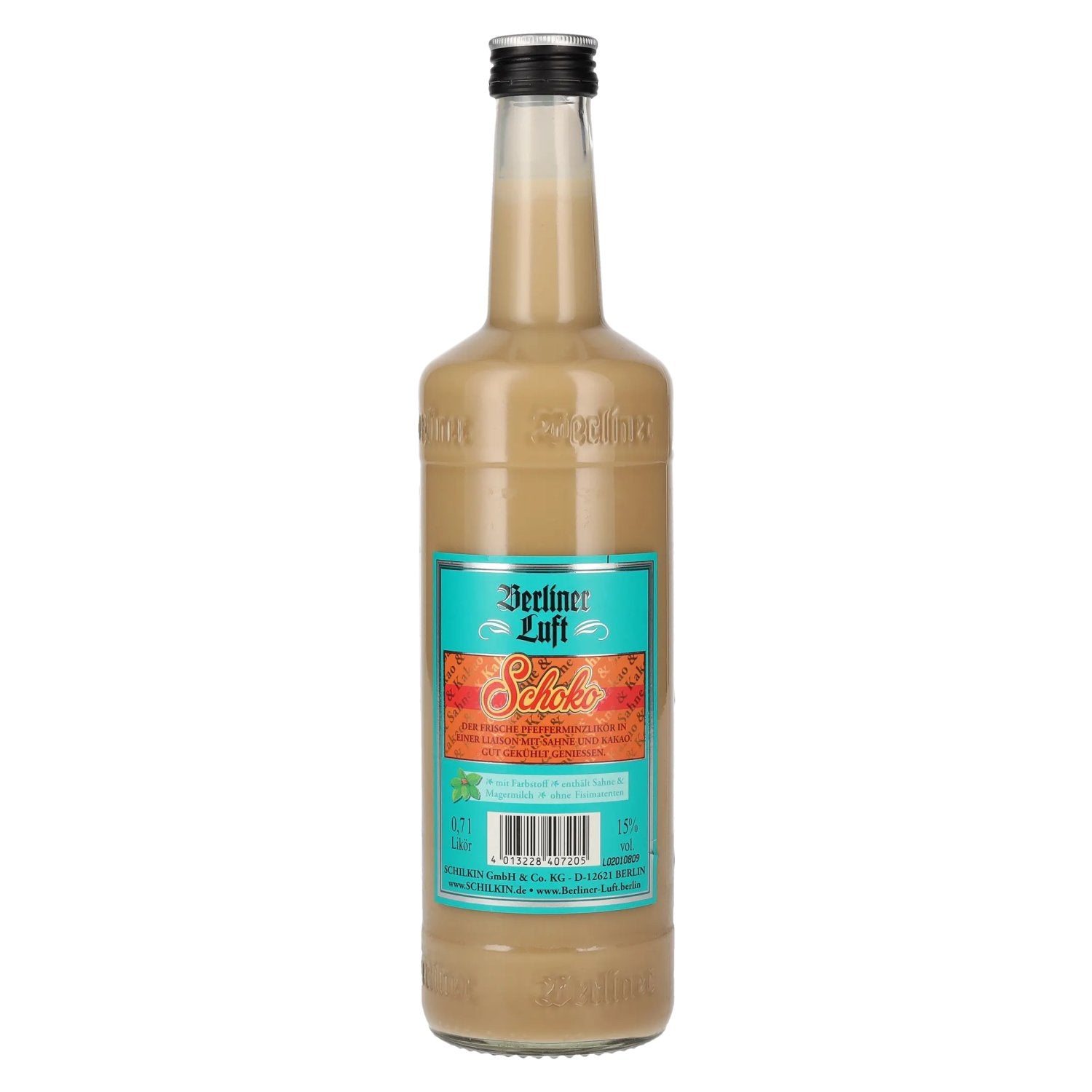 Berliner Luft SCHOKO Der Frische Pfefferminzlikör 15% Vol. 0,7l