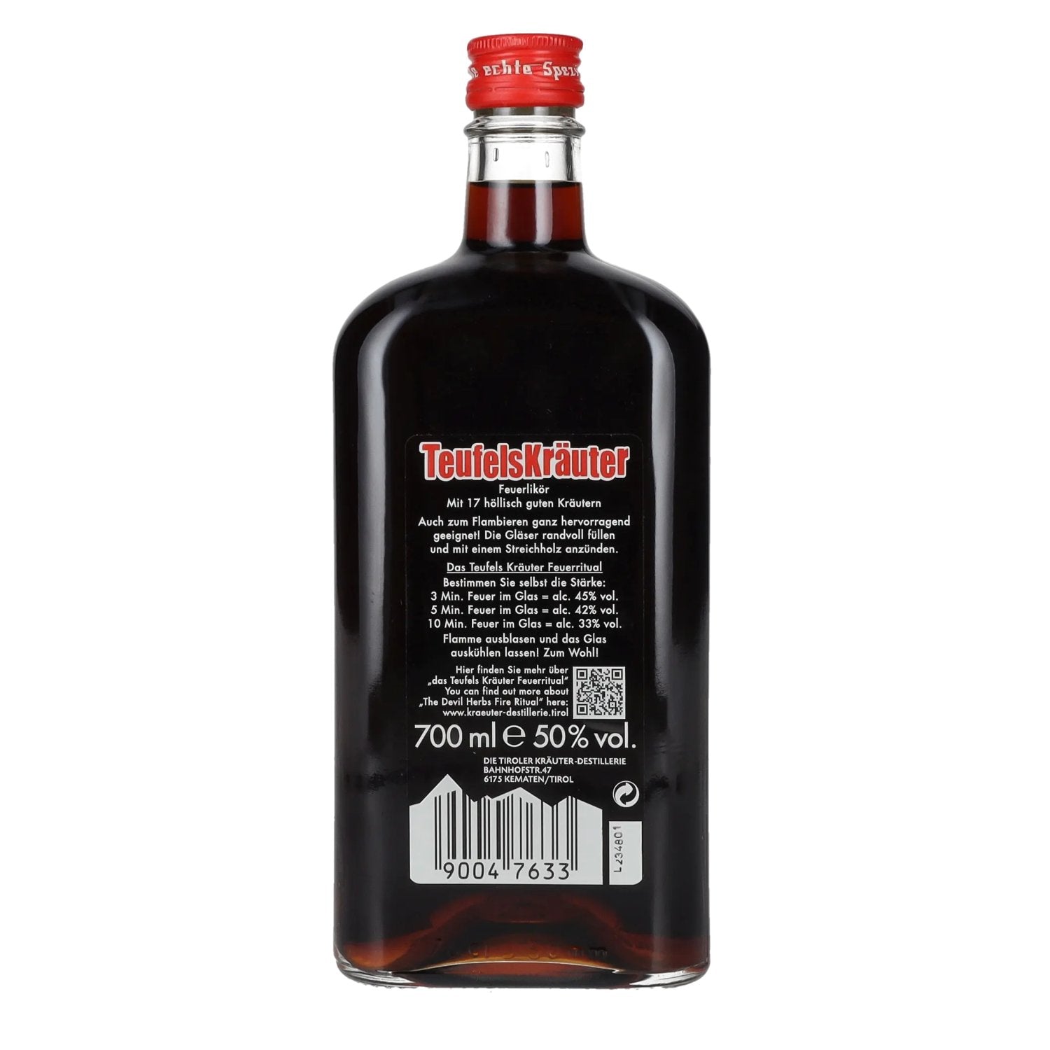 Baumann Teufelskräuter Feuerlikör 50% Vol. 0,7l