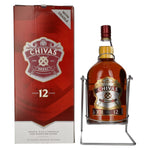 Chivas Regal 12 Years Old Blended Scotch Whisky 40% vol. 4,5l en boîte cadeau dans un support pivotant avec bec verseur