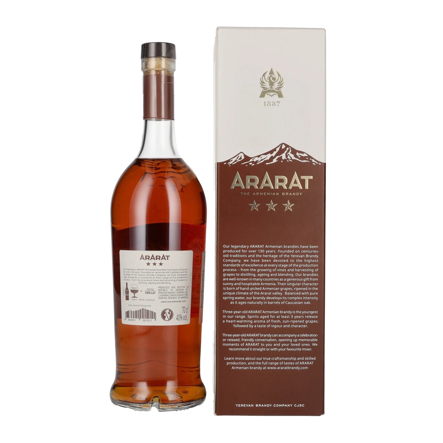 Ararat 3 Years Old 40% Vol. 0,7l in gift box