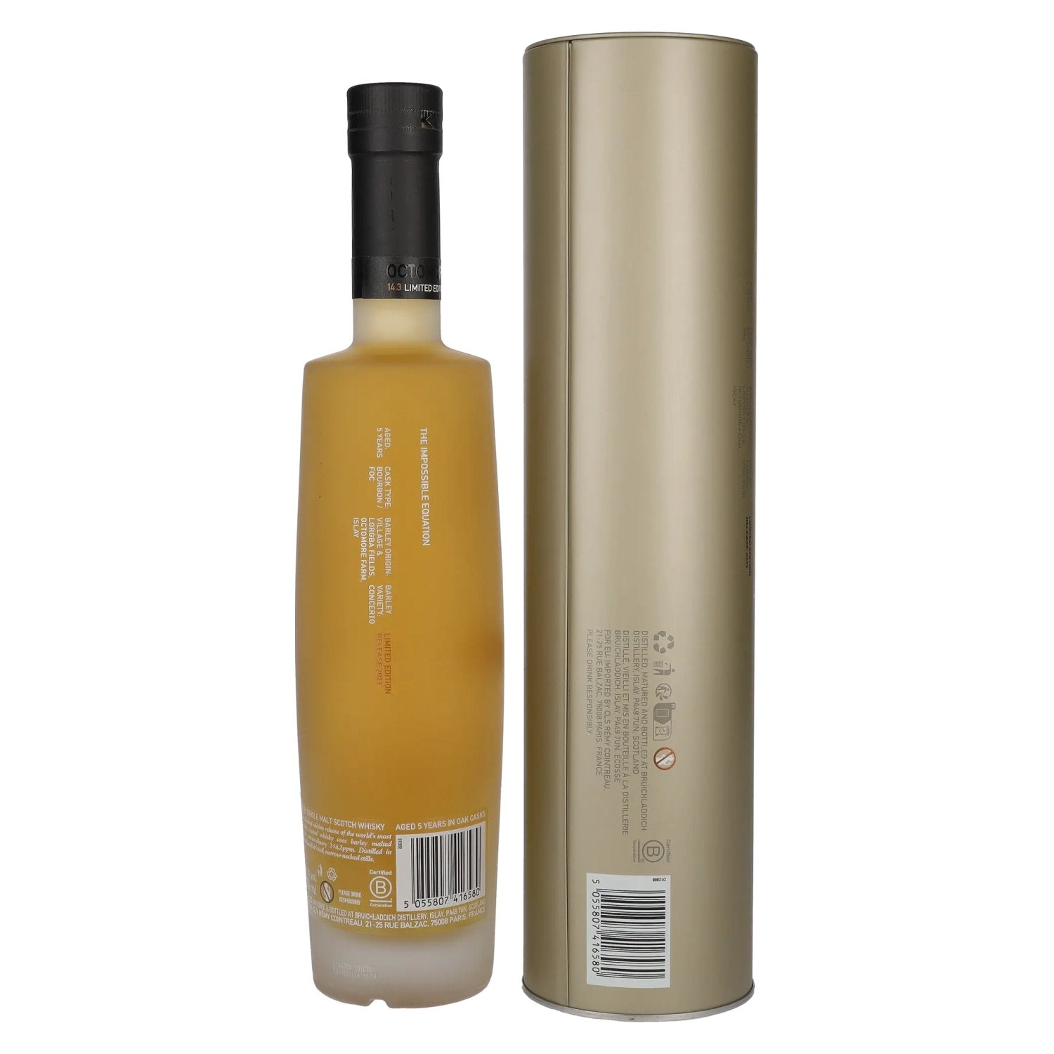 Octomore EDITION: 14,3 Superzwaar Peated Islay Single Malt 61,4% Vol. 0,7l in Blik