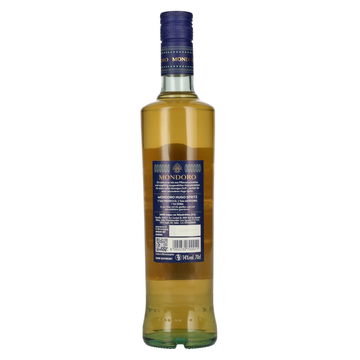 Mondoro Aperitivo Ai Fiori Di Sambuco 14% vol. 0,7l