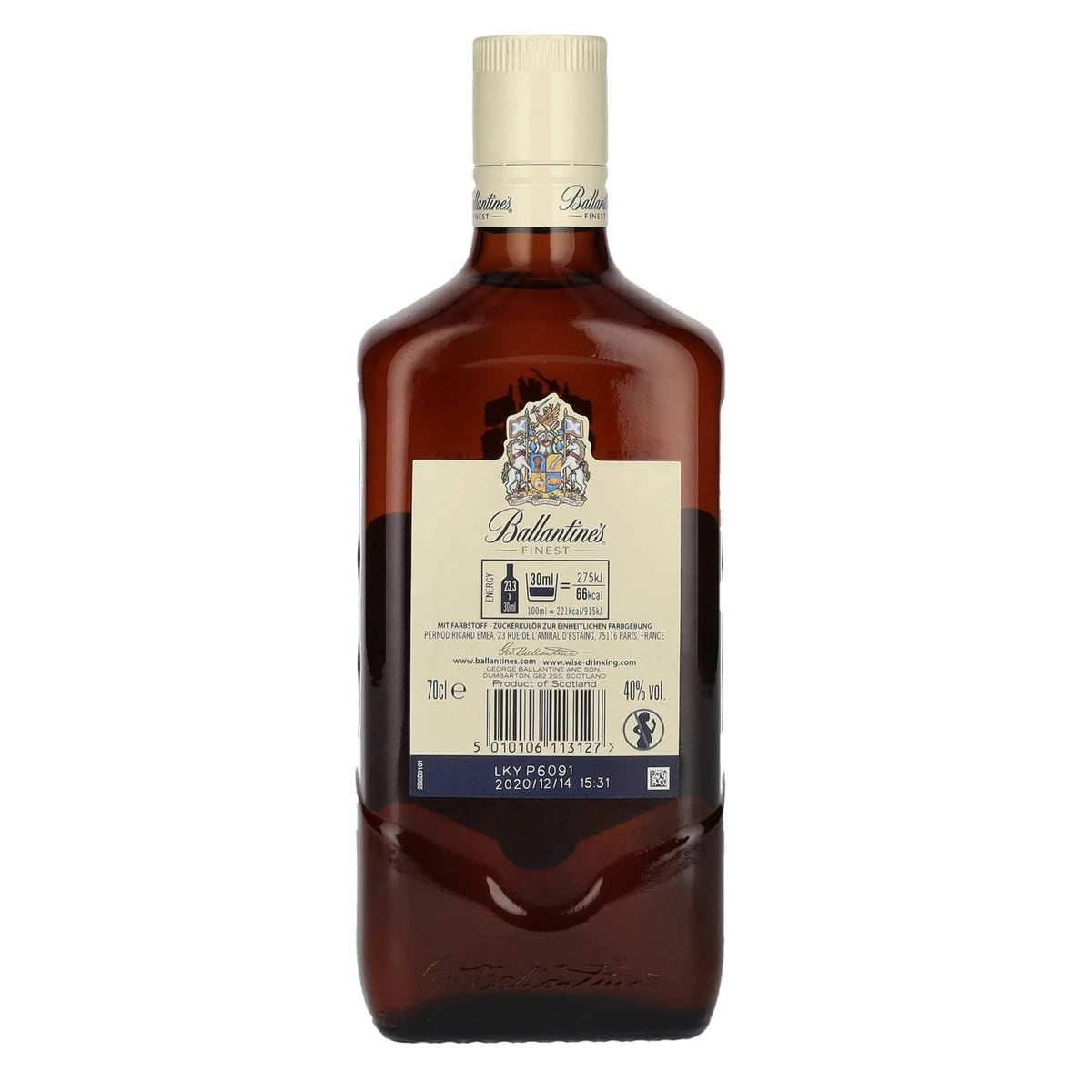 Ballantine's FINEST Blended Scotch Whisky 40% Vol. 0,7l