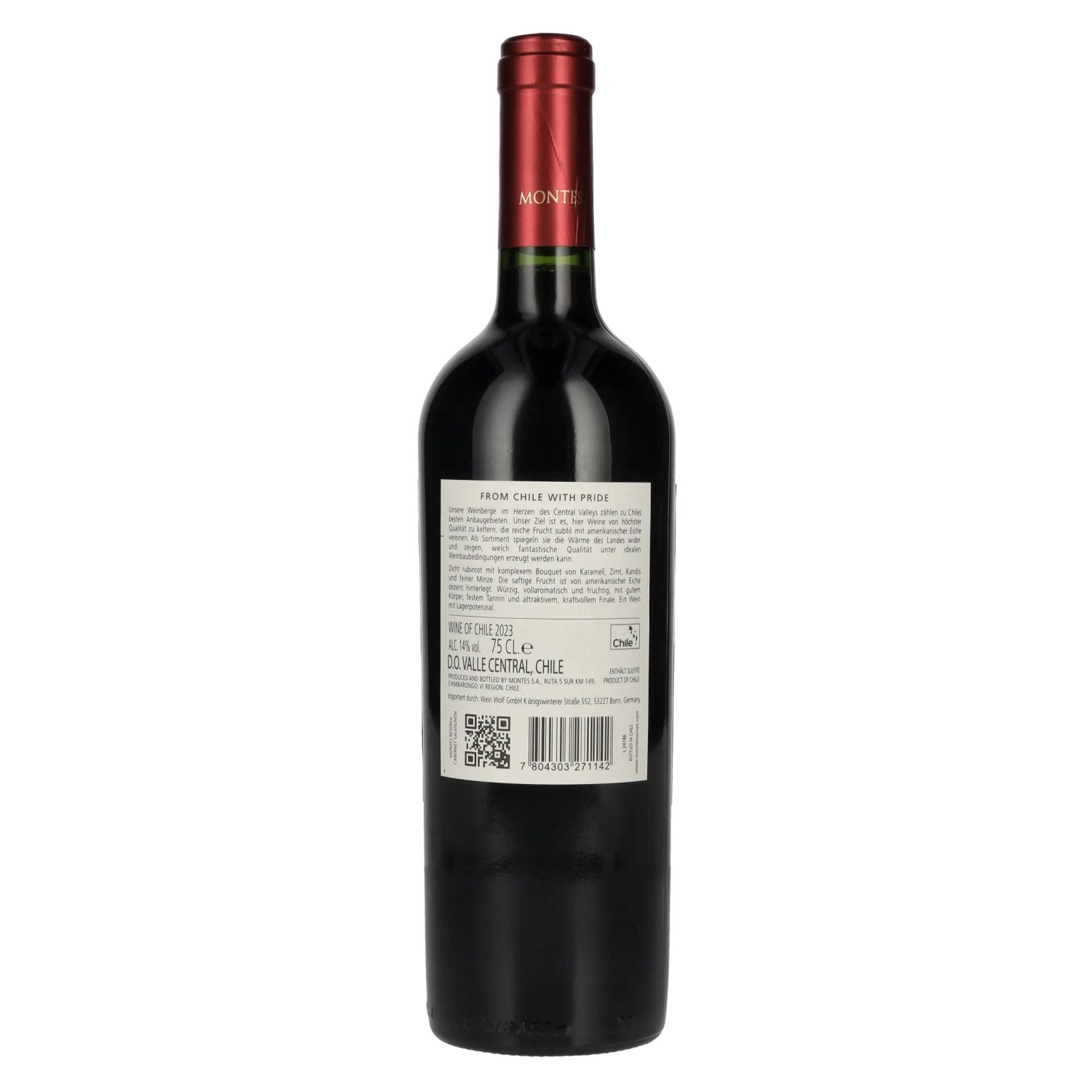 Montes CABERNET SAUVIGNON Reserva 2023 14% Vol. 0,75l