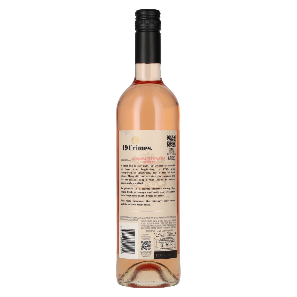 19 Crimes Revolutionary Rosé 10,5% Vol. 0,75l