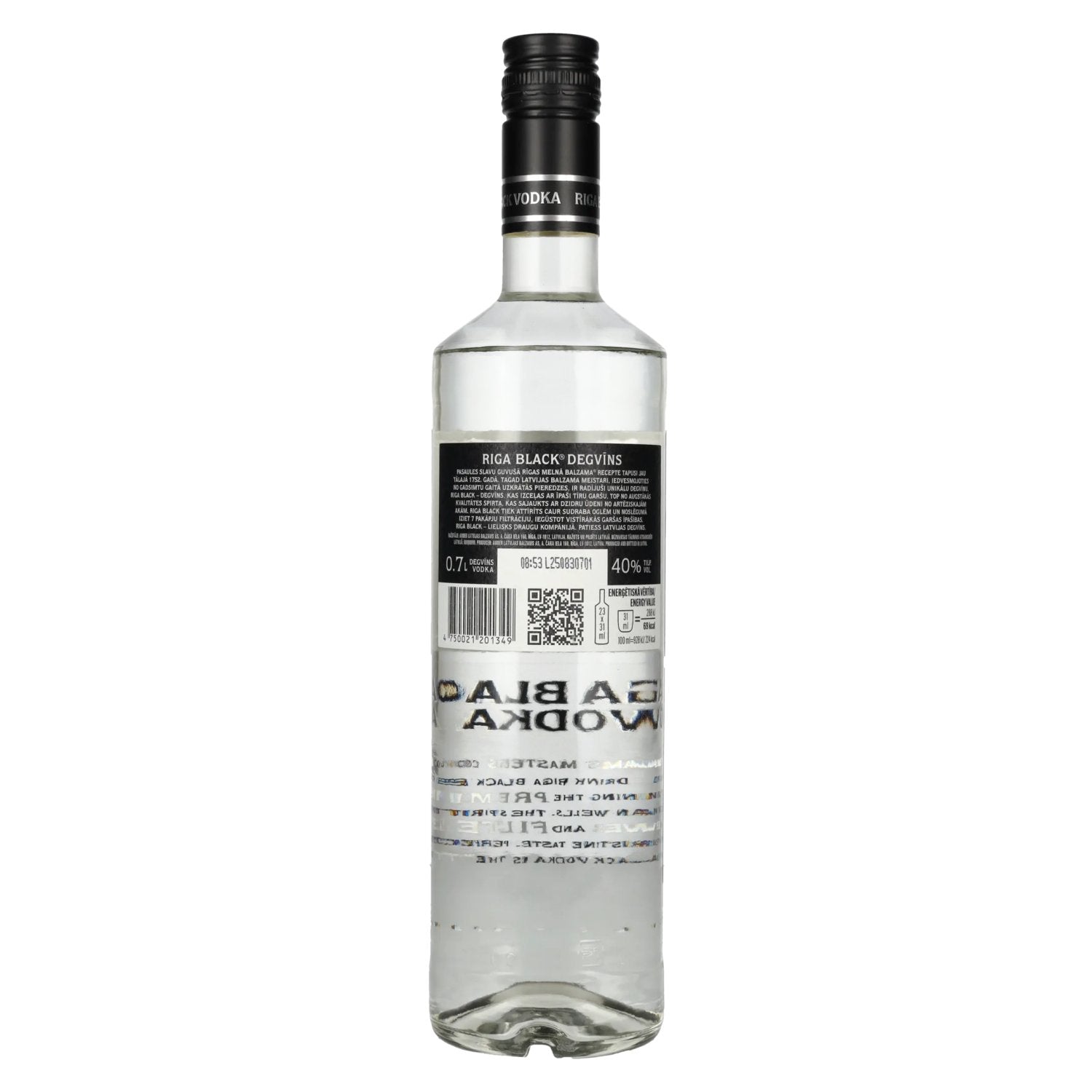 Riga Zwarte Wodka 40% Vol. 0,7l