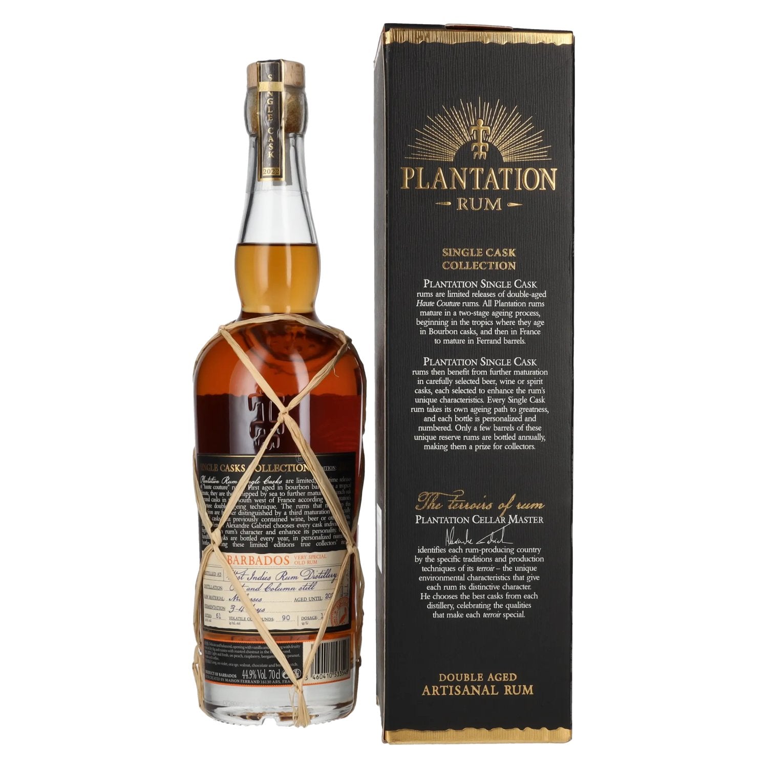 Plantation Rum BARBADOS Single Cask Port Finish Very Special Old 44,9% Vol. 0,7l in gift box