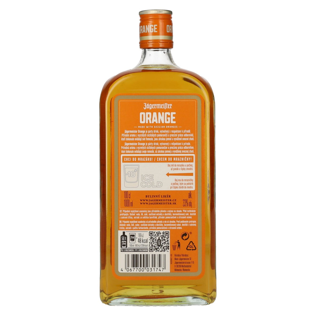Jägermeister Orange 33% Vol. 1l