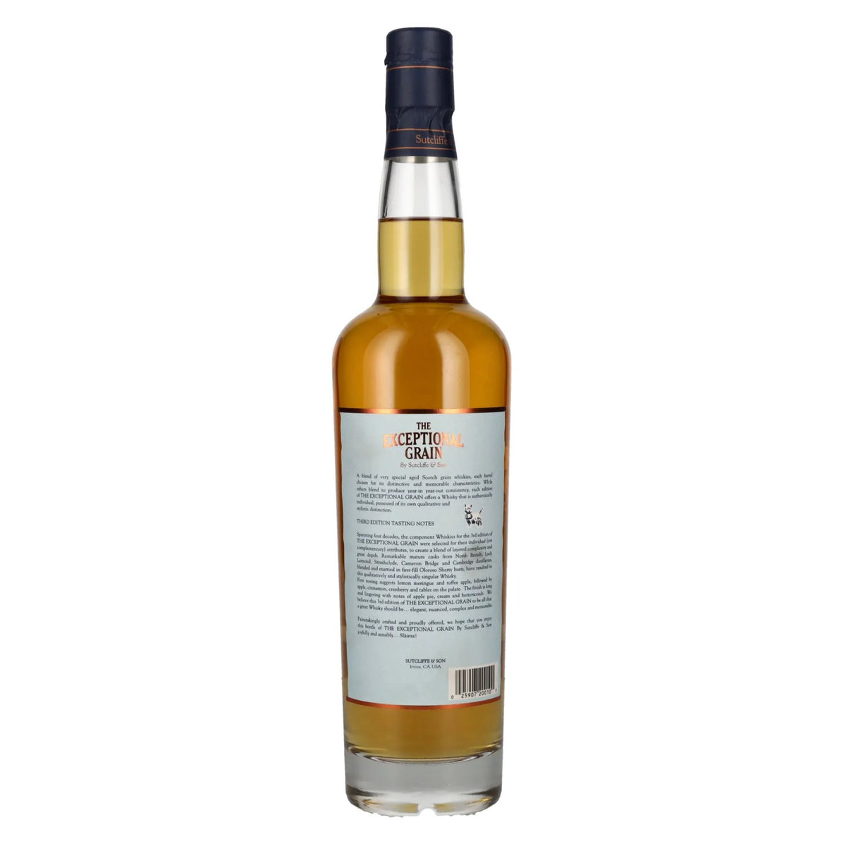 The Exceptional Grain van Sutcliffe &amp; Son Blended Grain Scotch Whisky 43% vol. 0,7 l