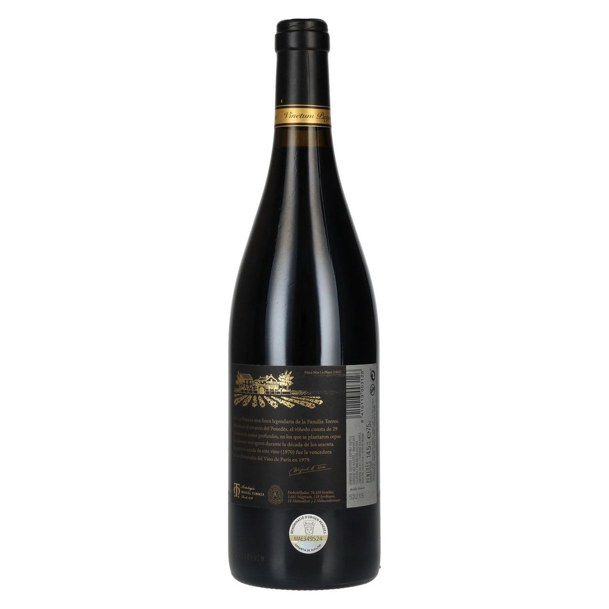 Torres Mas La Plana Penedès DO 2018 14,5% Vol. 0,75l